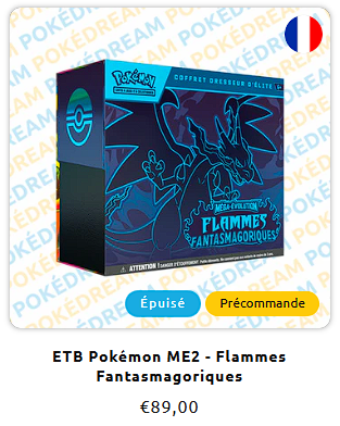 Site vendant une ETB 89euros
